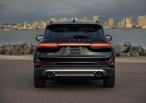 The rear lighting of the 2025 Lincoln Corsair® SUV spans the entire width of the vehicle. | Oliver Lincoln in Plymouth IN