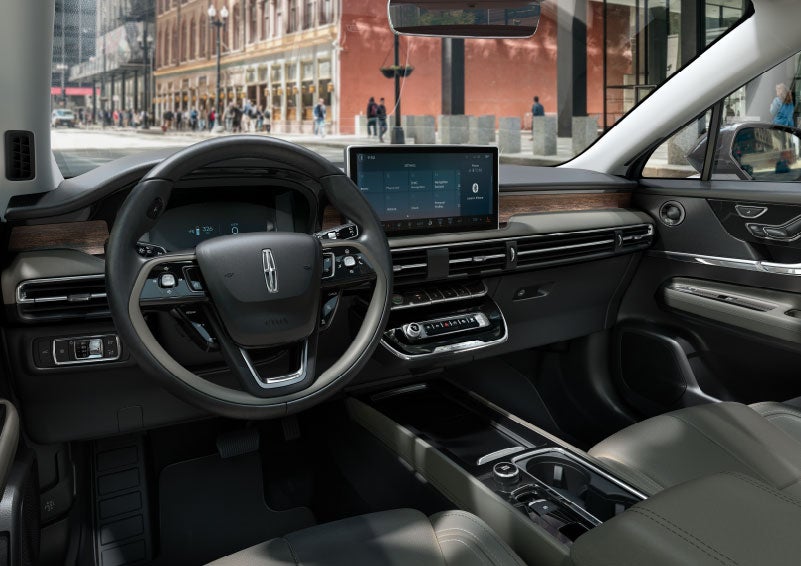The interior dashboard of 2024 Lincoln Corsair® SUV is shown here. | Oliver Lincoln in Plymouth IN