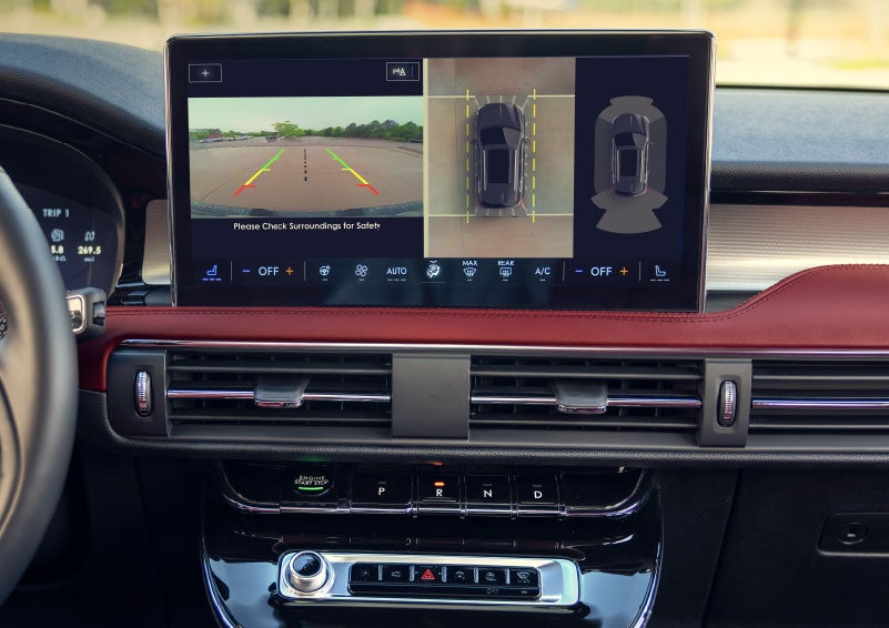 The large center touchscreen of a 2024 Lincoln Corsair® SUV is shown. | Oliver Lincoln in Plymouth IN