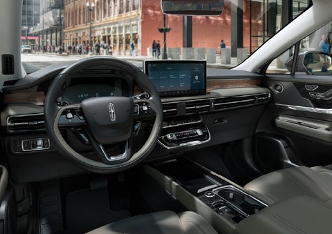 The interior dashboard of 2026 Lincoln Corsair® SUV is shown here. | Oliver Lincoln in Plymouth IN