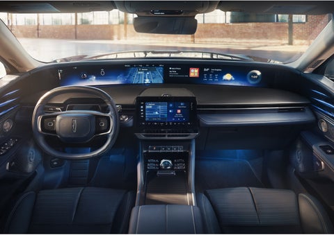 The panoramic display is shown in a 2026 Lincoln Nautilus® SUV. | Oliver Lincoln in Plymouth IN